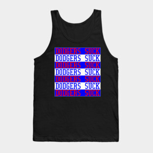 Dodgers Suck Tank Top