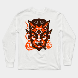 RED SATAN Long Sleeve T-Shirt