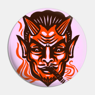 RED SATAN Pin
