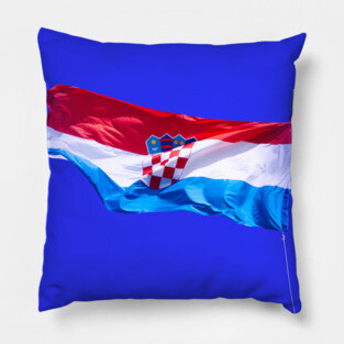 Croatian Flag Pillow