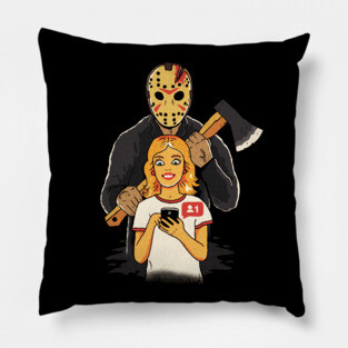 Horror Movie: One New Follower Pillow