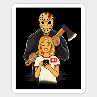 Horror Movie: One New Follower Sticker