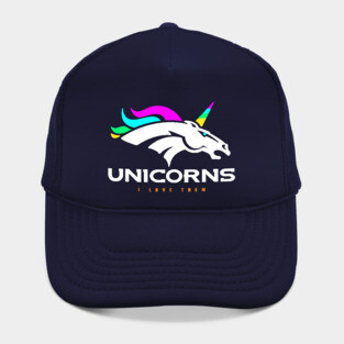 I Love Unicorns Hat