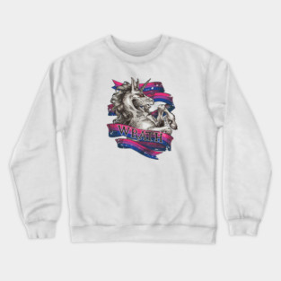 Wrath Unicorn – Bisexual Pride Crewneck Sweatshirt