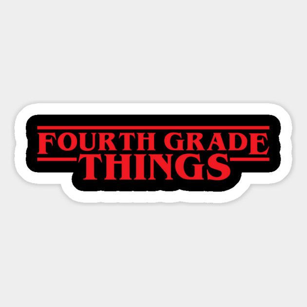 Fourth Grade Things Funny 4th Grade Teacher Student Back To School Magnet by Tshirtiz