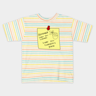 Remember Note Kids T-Shirt