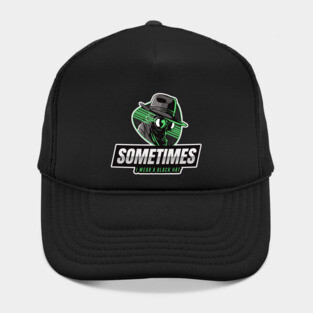 Cyber Security - Hacker - Sometimes I wear a Black Hat V2 Hat