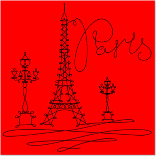eiffel tower Posters and Art