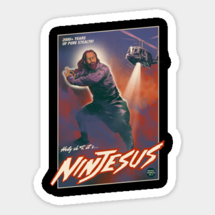 Ninjesus 2 Sticker