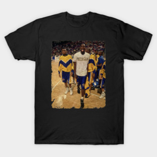 Kevin Garnett on Michigan Wolverines T-Shirt