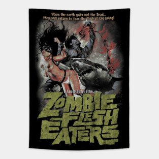 Zombie Flesh eaters, Lucio Fulci, Italian Horror Tapestry