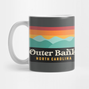 Outer Banks NC Retro OBX North Carolina Mug