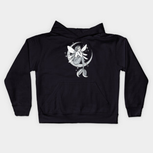Mermaid Moon Fairy Kids Hoodie