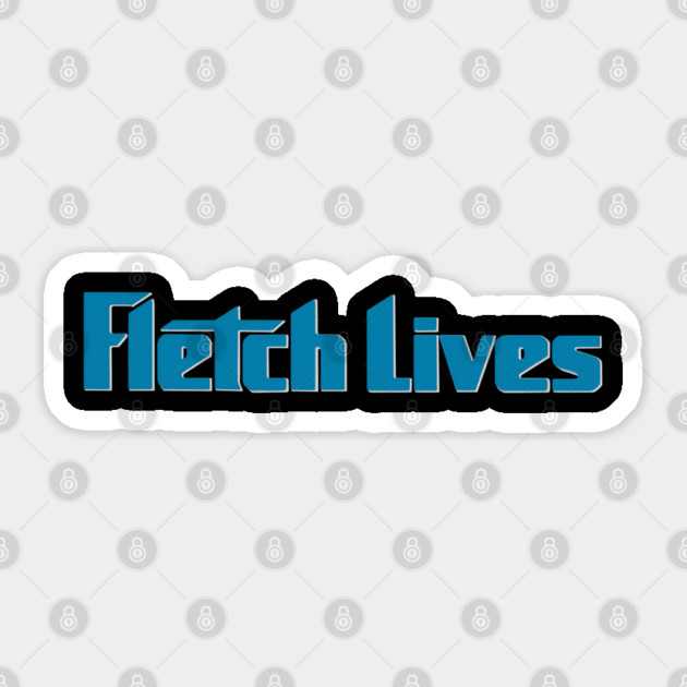 Fletch Lives 1989 Sticker by The Daily Ghost
