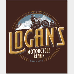 Logan's Motorcycle Repair Posters and Art