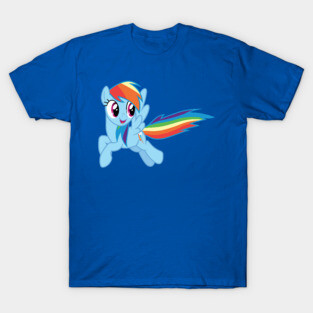 Happy Flying Rainbow Dash T-Shirt