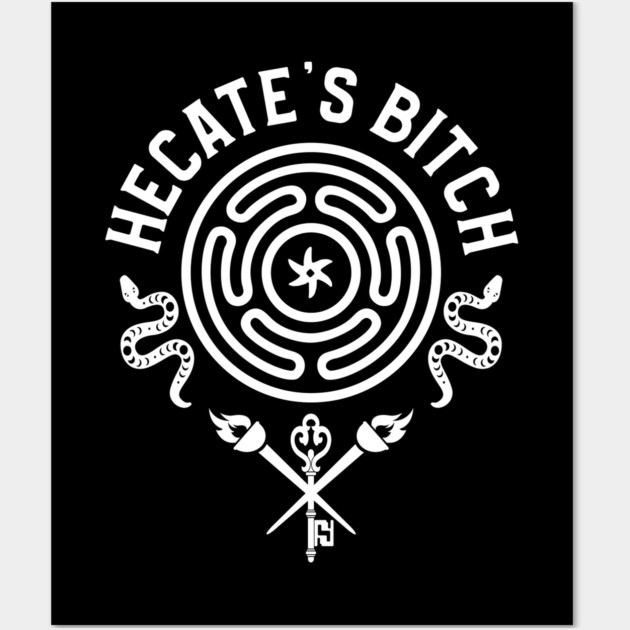 Hecate's Bitch Cheeky Witch® Wall Art by Cheeky Witch