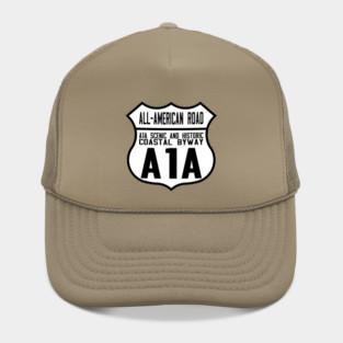 A1A Scenic & Historic Coastal Byway All-American Road route shield Hat
