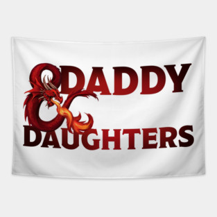Daddy and Daughters DND Tapestry