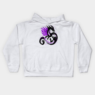 Ace Pride Flag Dragon Kids Hoodie