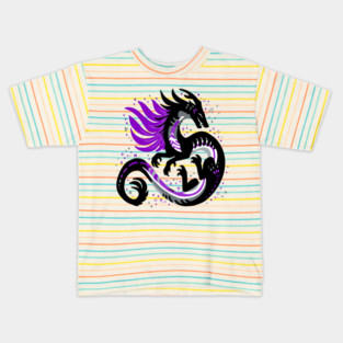 Ace Pride Flag Dragon Kids T-Shirt