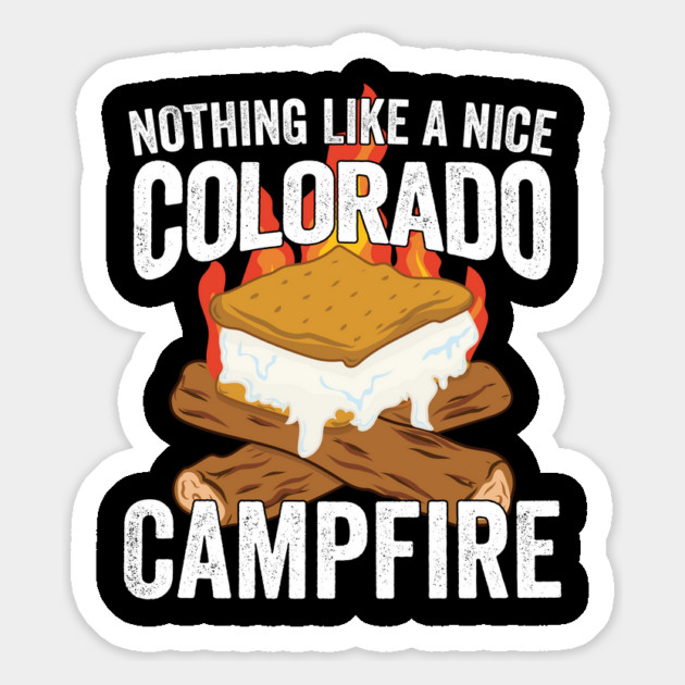 Nothing Like a Nice Colorado Campfire Magnet by belownormal