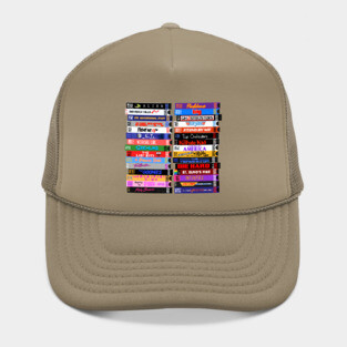 Retro 80s Movies VHS Stacks Hat