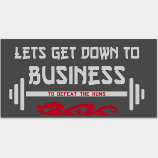 Workout business Posters and Art