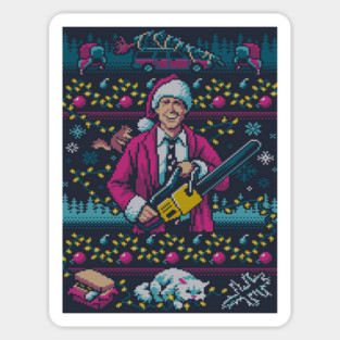 Hap, Hap, Happiest Sweater this Side of the Nuthouse Sticker