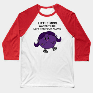Little Miss Attitude. Baseball T-Shirt