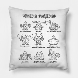 Viking Sayings Pillow