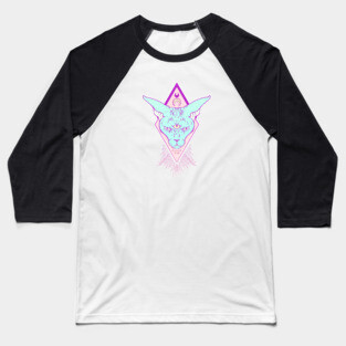 Magic Sphynx Cat With Third Eye Baseball T-Shirt