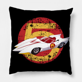 Mach 5 - Distressed Pillow