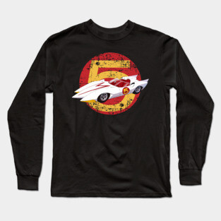 Mach 5 - Distressed Long Sleeve T-Shirt