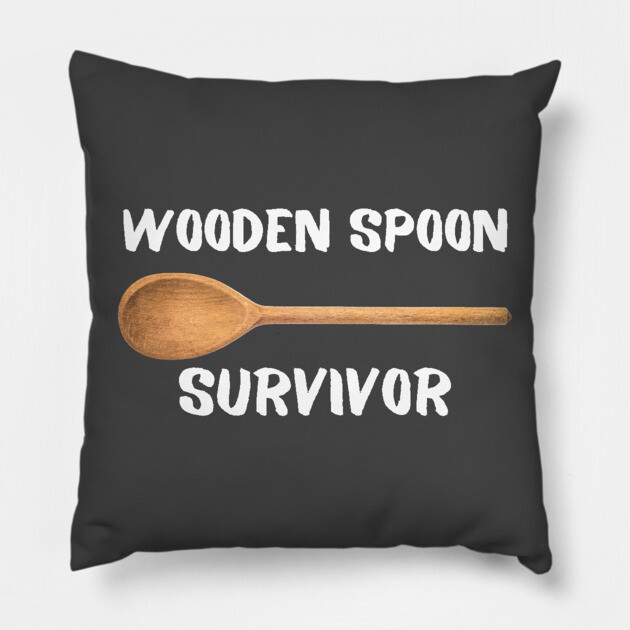 Wooden Spoon Survivor Pillow by Litehouse Tees