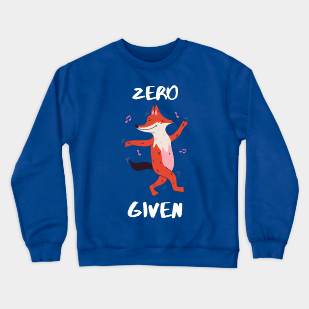 Zero Fox Given Crewneck Sweatshirt by Litehouse Tees