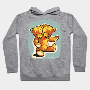 Vintage Two Headed Teddy Bear Hoodie