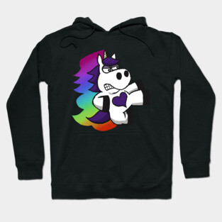 Rainbow Slasher the Unicorn Hoodie
