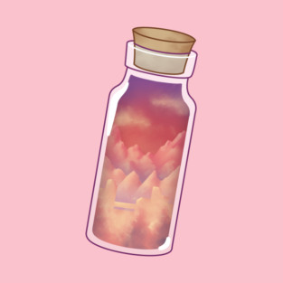 Pink Hills Bottle T-Shirt