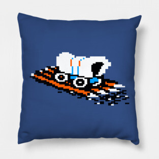 Oregon Trail Ferry Crossing Pillow