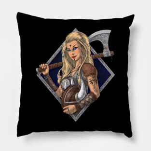 Viking Warrior Pillow