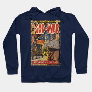 God of War Ragnarök Comic book cover Fan Art Hoodie