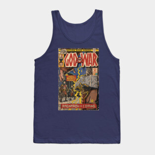 God of War Ragnarök Comic book cover Fan Art Tank Top
