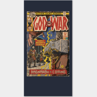 God of War Ragnarök Comic book cover Fan Art Posters and Art