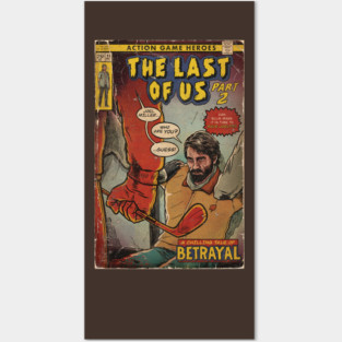 The Last of Us 2 - Joel fan art comic cover Posters and Art