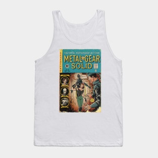 Metal Gear Solid fan art comic cover Tank Top