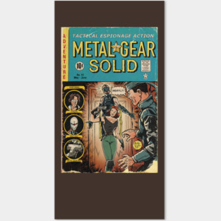Metal Gear Solid fan art comic cover Posters and Art
