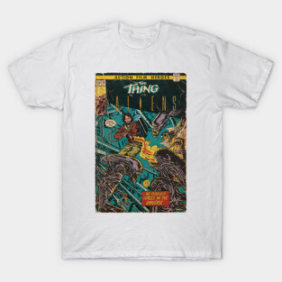 The Thing vs. Aliens fan art comic cover T-Shirt