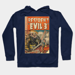Resident Evil 3 fan art comic book cover Hoodie