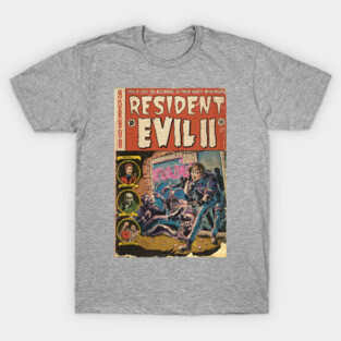Resident Evil 2 fan art Comic book cover T-Shirt